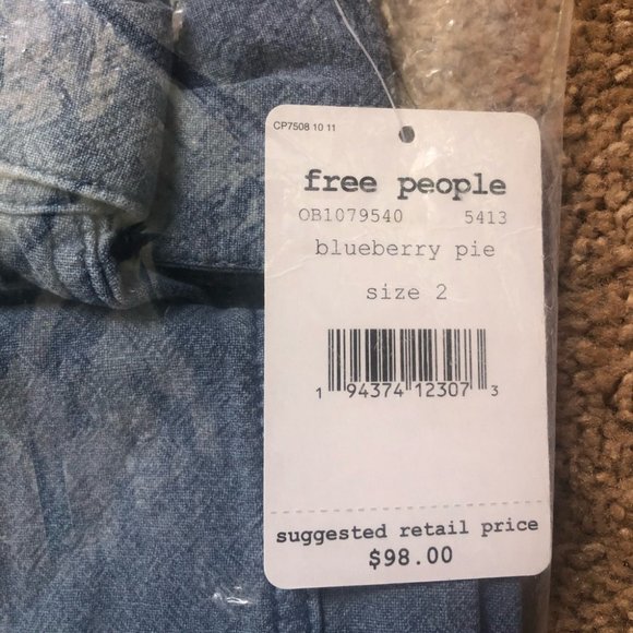 New! Free People Catching Feelings MIDI Skirt NWT - Picture 5 of 5